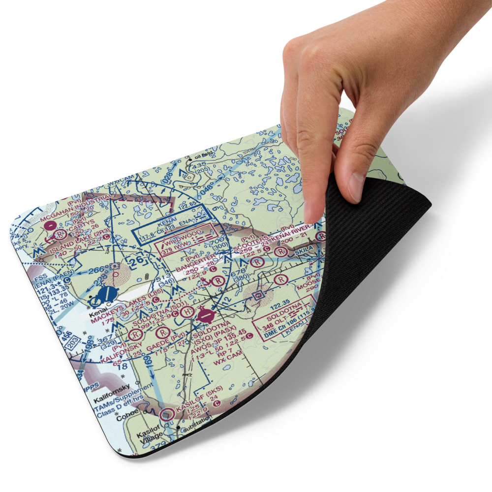 Dutch Landing Strip (88AK) VFR Sectional Mouse Pad 