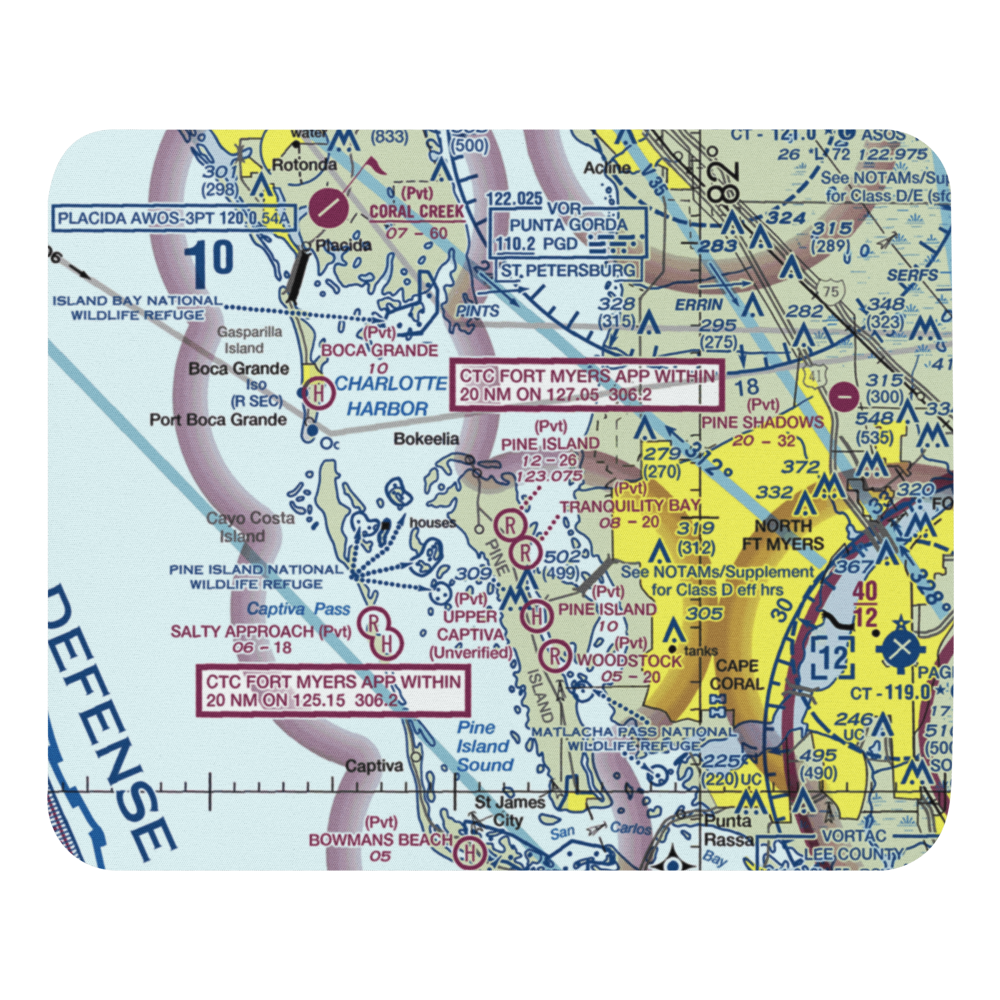 Eagle's Landing Airport (69FL) VFR Sectional Mouse Pad 