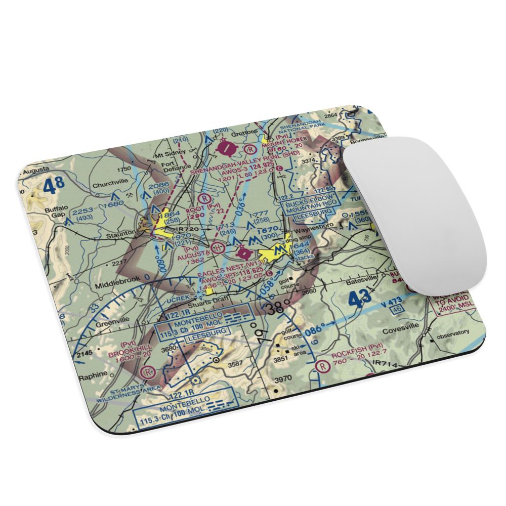 Eagle's Nest Airport (W13) VFR Sectional Mouse Pad 