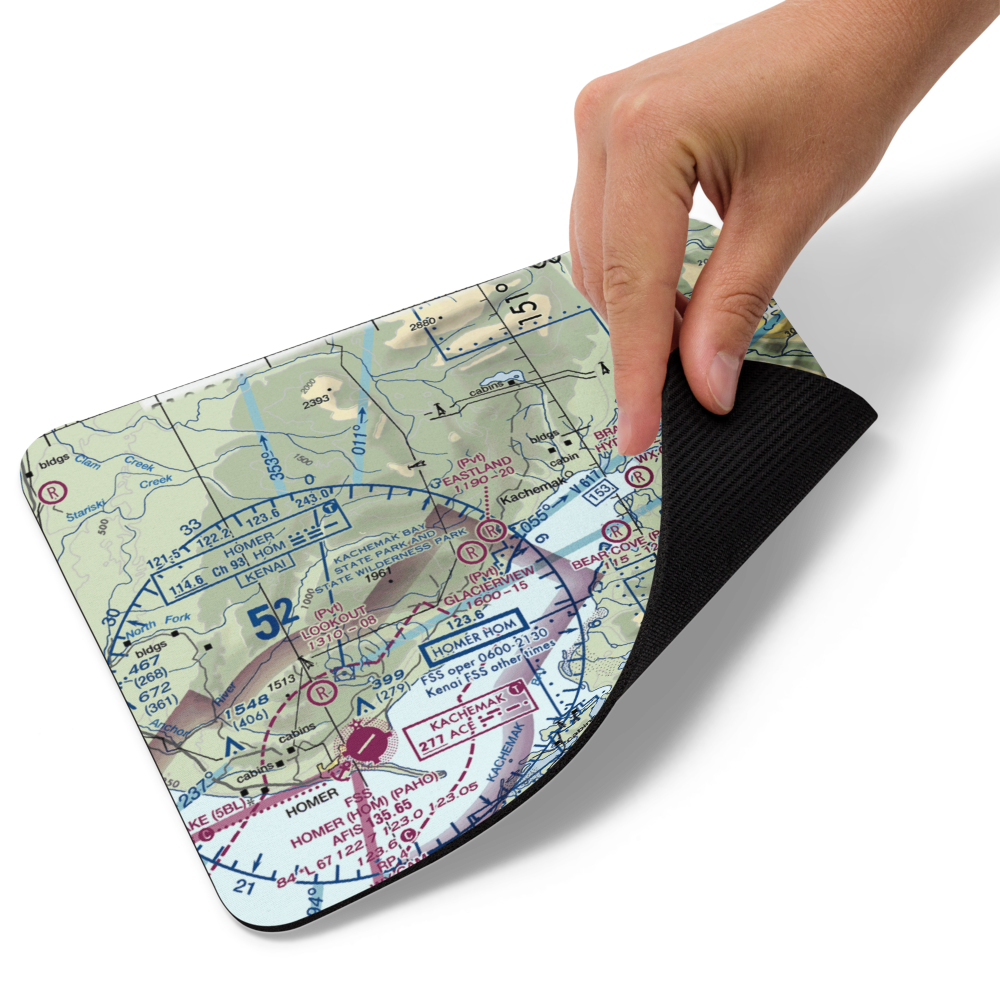Eastland Airport (98AK) VFR Sectional Mouse Pad 