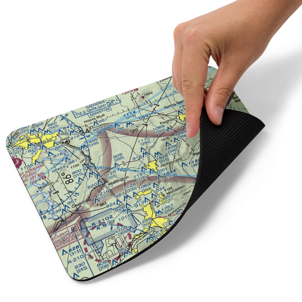 Edwards Farm Airport (3AL5) VFR Sectional Mouse Pad 