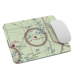 El Coyote Ranch Airport (2TA8) VFR Sectional Mouse Pad