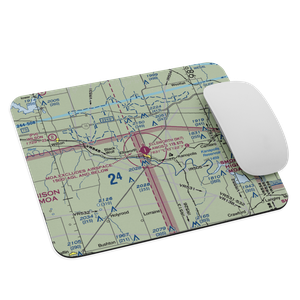 Ellsworth Municipal Airport (9K7) VFR Sectional Mouse Pad