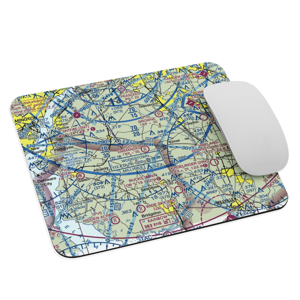 Emmanuel Airport (04NJ) VFR Sectional Mouse Pad 