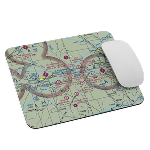 Entz Oliver Airport (1OK6) VFR Sectional Mouse Pad