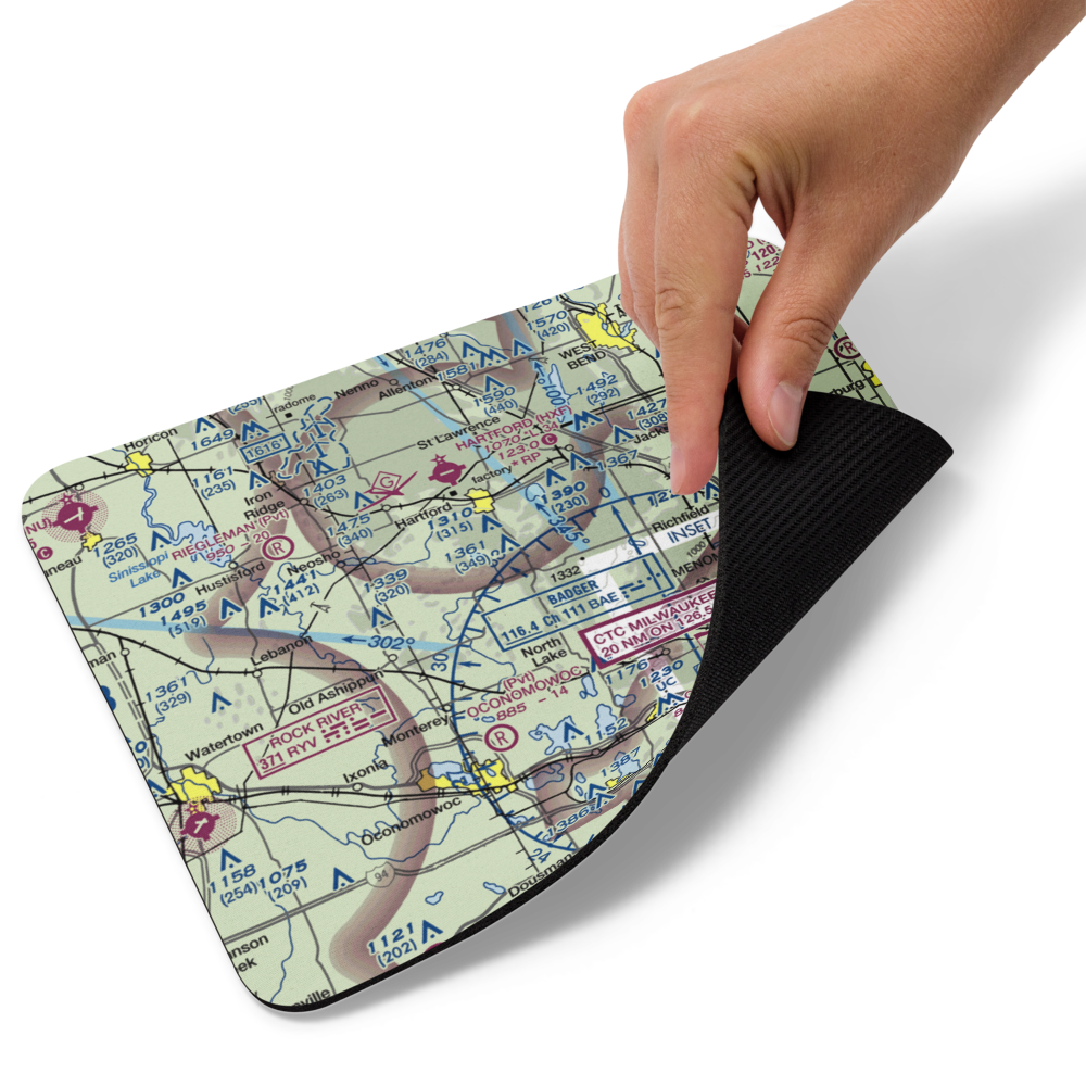 Erin Aero Airport (WN75) VFR Sectional Mouse Pad 