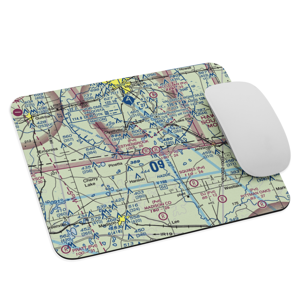 Estherbrook Aerodrome (7FD9) VFR Sectional Mouse Pad 