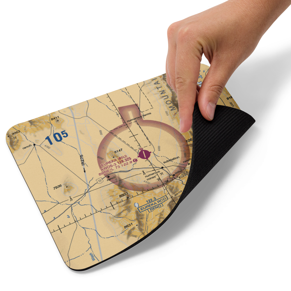 Eureka Airport (05U) VFR Sectional Mouse Pad 