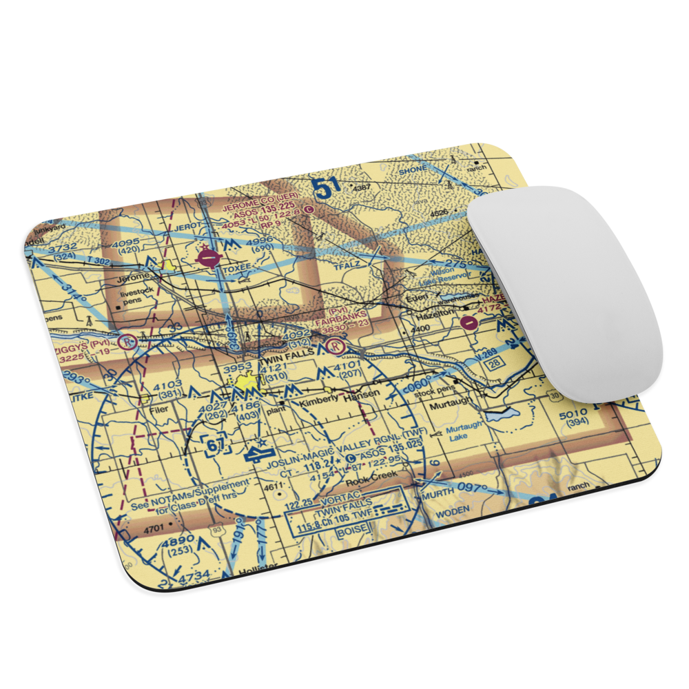Fairbanks Airfield (1ID7) VFR Sectional Mouse Pad 