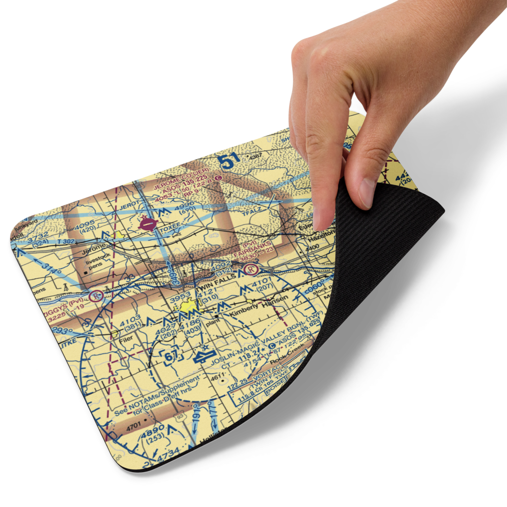 Fairbanks Airfield (1ID7) VFR Sectional Mouse Pad 