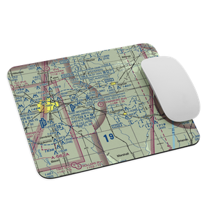 Fairmont Field Airport (1OK) VFR Sectional Mouse Pad