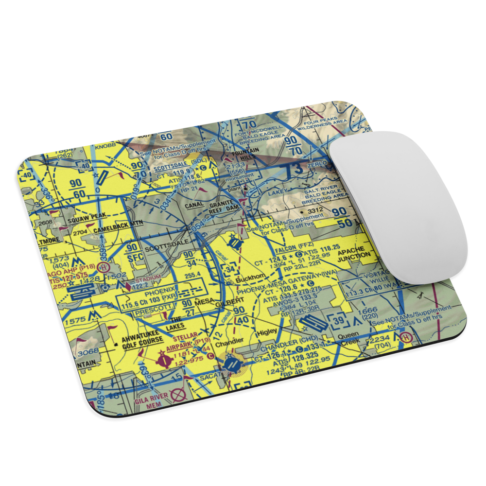 Falcon Field (FFZ) VFR Sectional Mouse Pad 