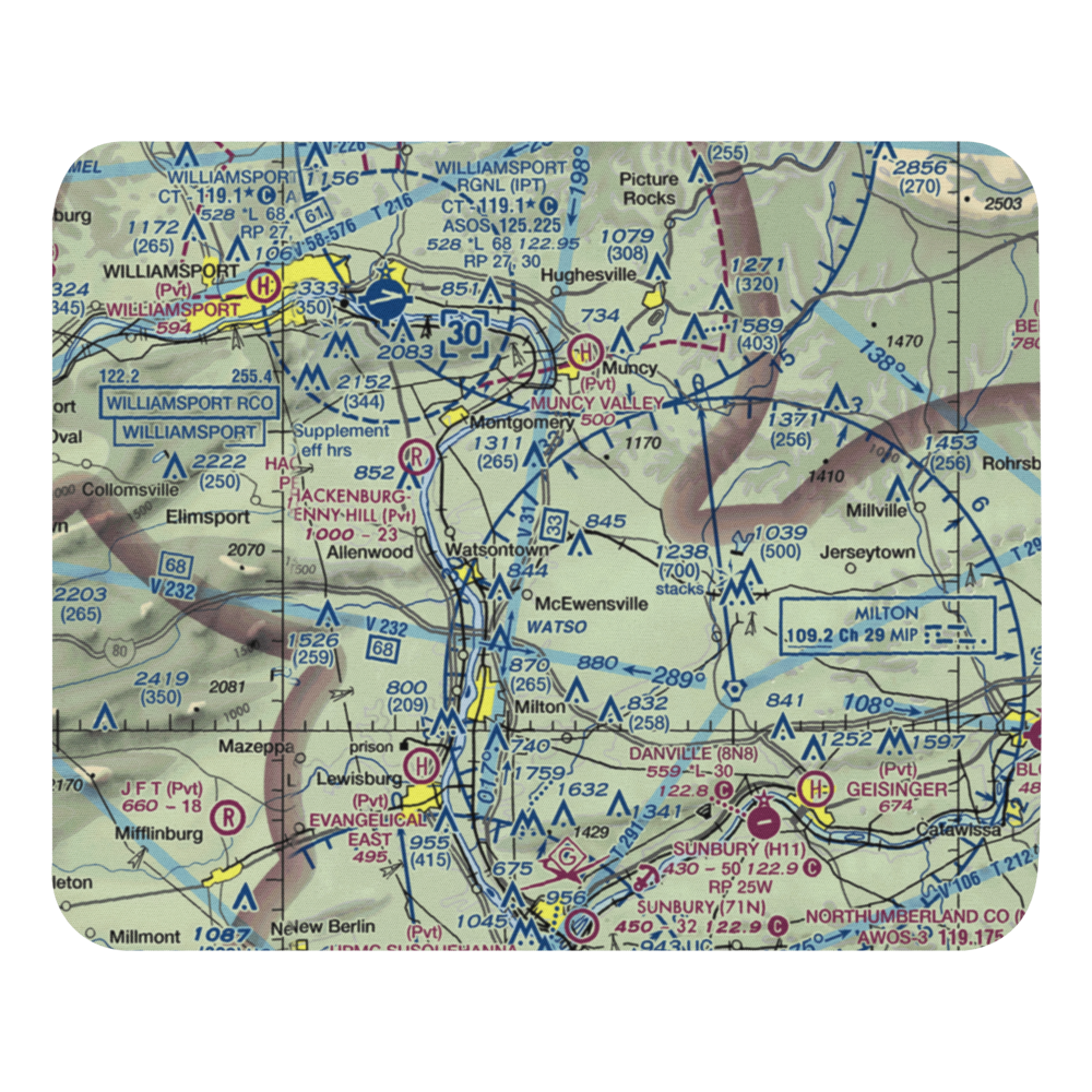 Fauser Ultralightport (7PA5) VFR Sectional Mouse Pad 