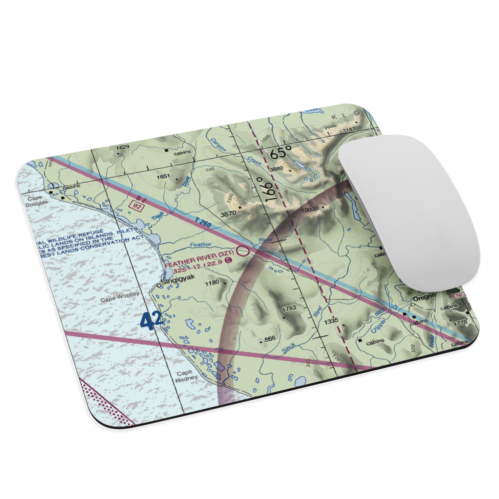 Feather River Airport (3Z1) VFR Sectional Mouse Pad 