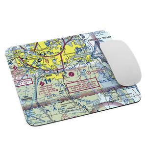 Fentress Naval Auxiliary Landing Field (NFE) VFR Sectional Mouse Pad