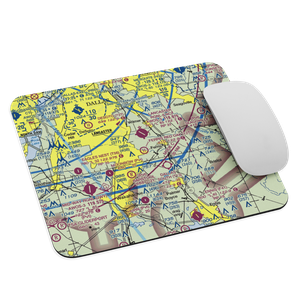 Ferris Red Oak Municipal Heliport (12T) VFR Sectional Mouse Pad