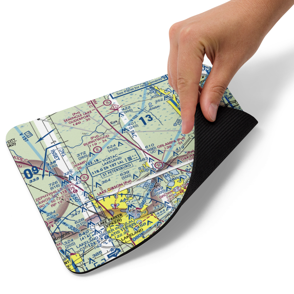 Flanders Field (4FD7) VFR Sectional Mouse Pad 