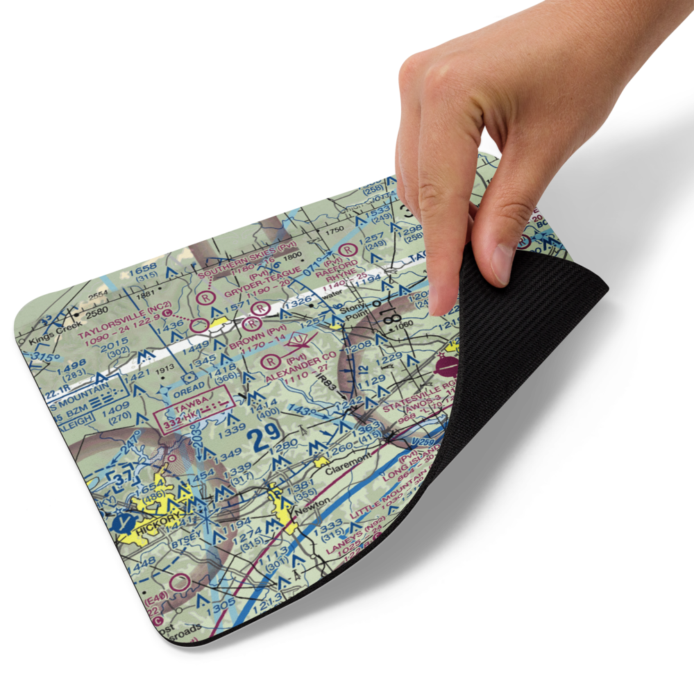 Flying Bj Airport (3NC5) VFR Sectional Mouse Pad 