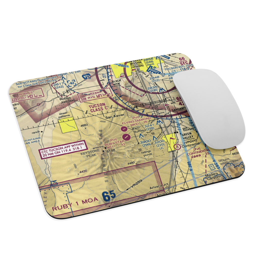 Flying Diamond Airport (6AZ8) VFR Sectional Mouse Pad 