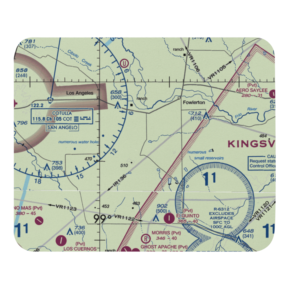 Flying Hare Airport (US-0139) VFR Sectional Mouse Pad 