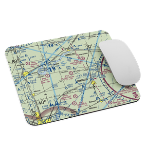 Flying Illini Airport (IL80) VFR Sectional Mouse Pad