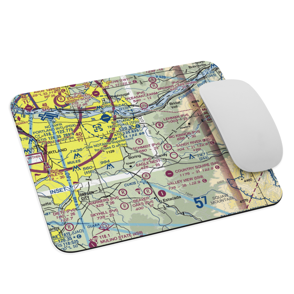 Flying K Bar J Ranch Airport (OR35) VFR Sectional Mouse Pad 
