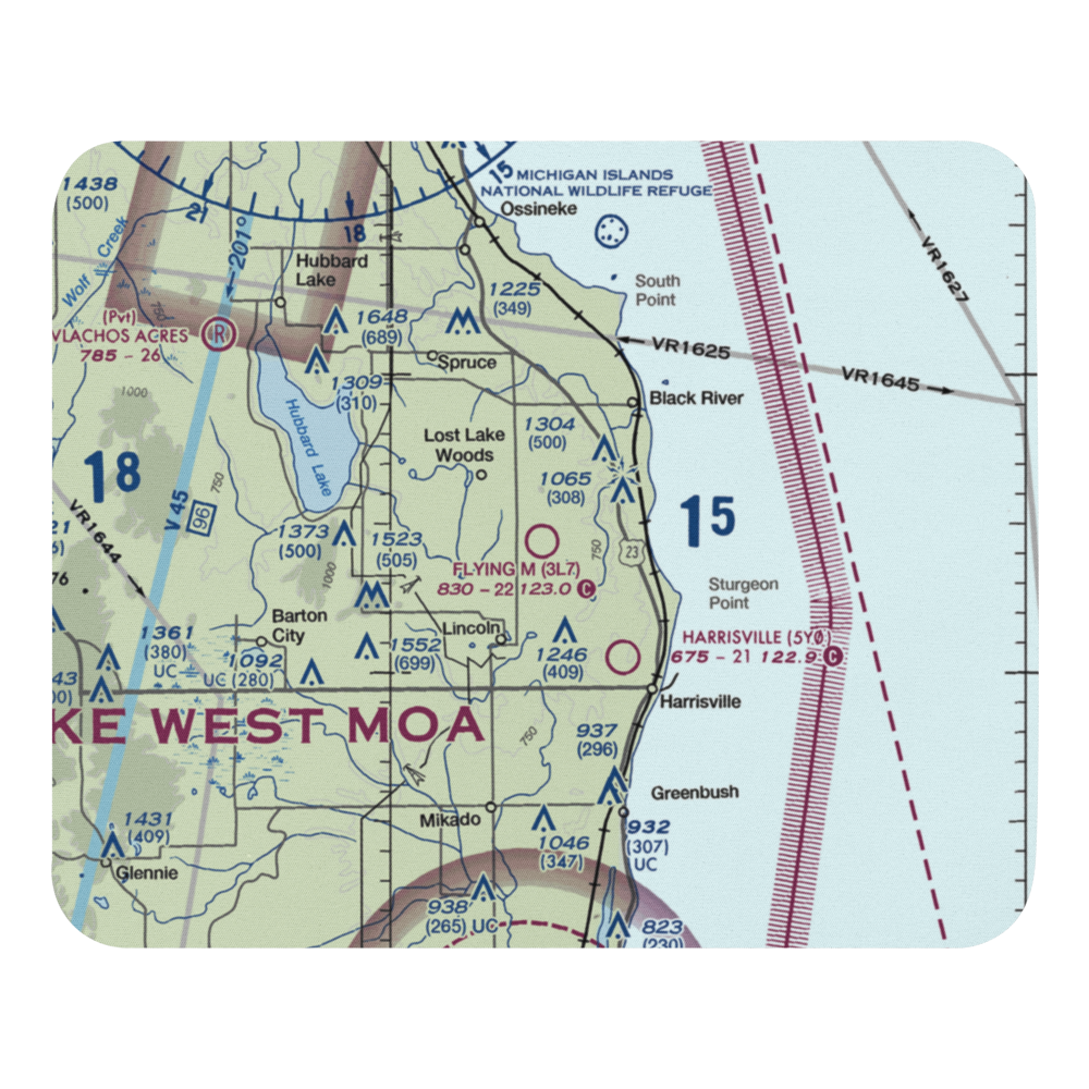 Flying M Ranch Airport (3L7) VFR Sectional Mouse Pad 