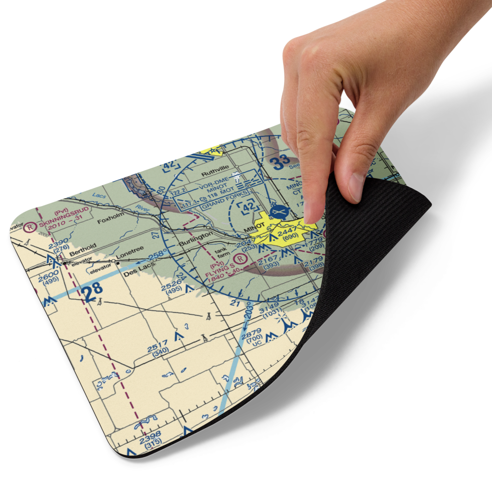 Flying S Ranch Airport (ND43) VFR Sectional Mouse Pad 