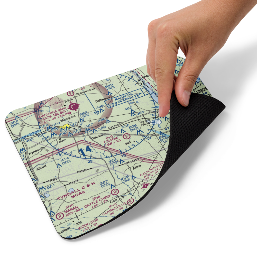 Folsom Airport (2FL3) VFR Sectional Mouse Pad 