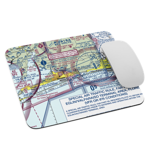 Fort Walton Beach Airport (1J9) VFR Sectional Mouse Pad