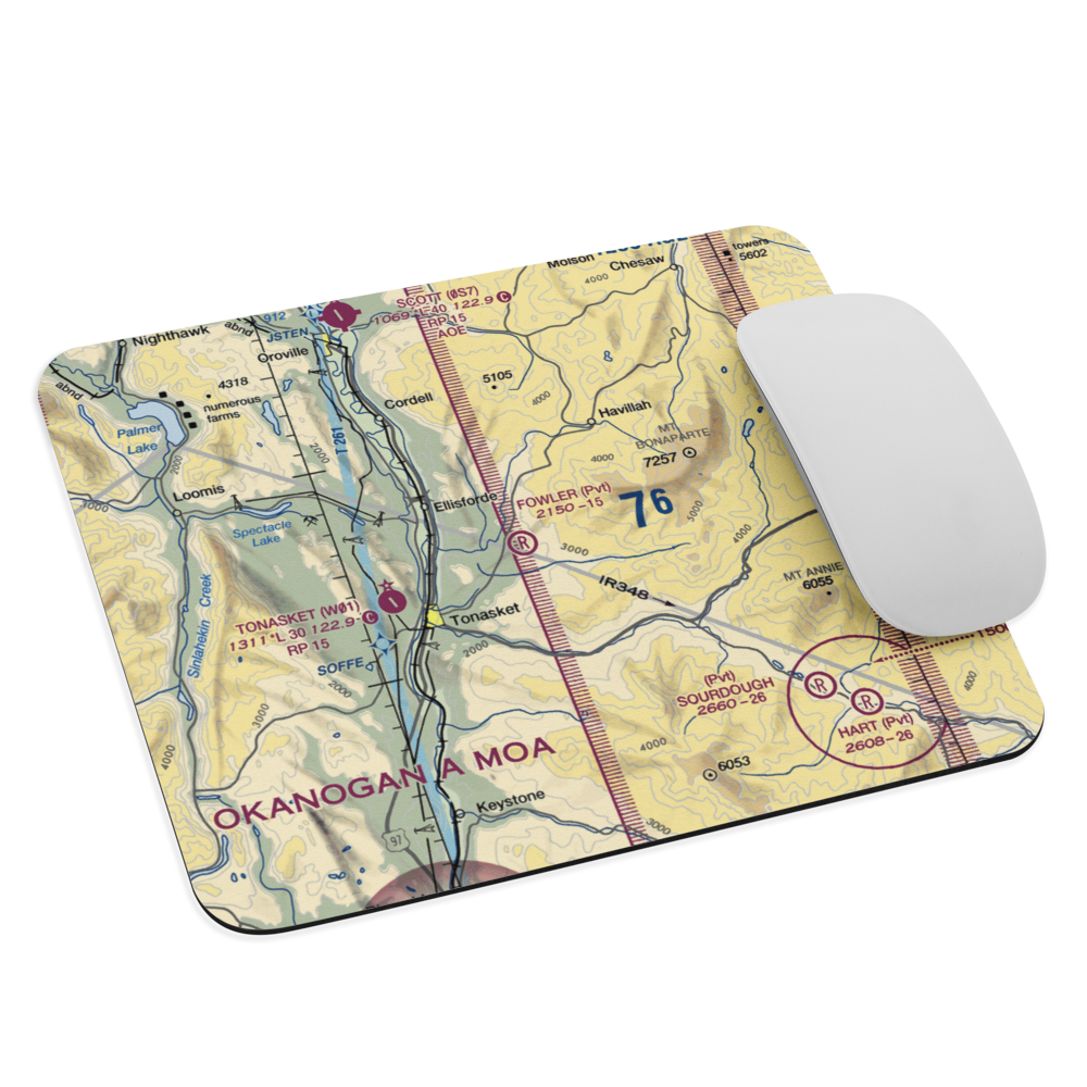 Fowler Field (02WN) VFR Sectional Mouse Pad 