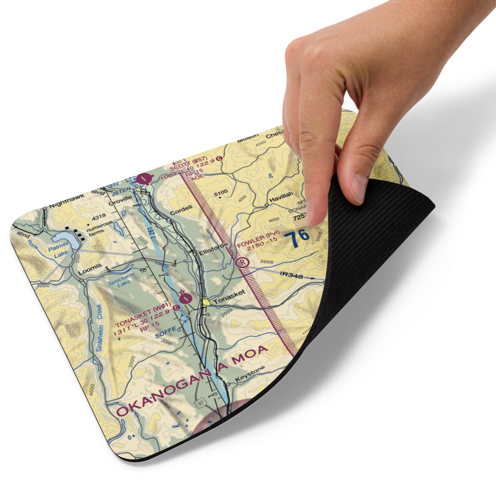 Fowler Field (02WN) VFR Sectional Mouse Pad 