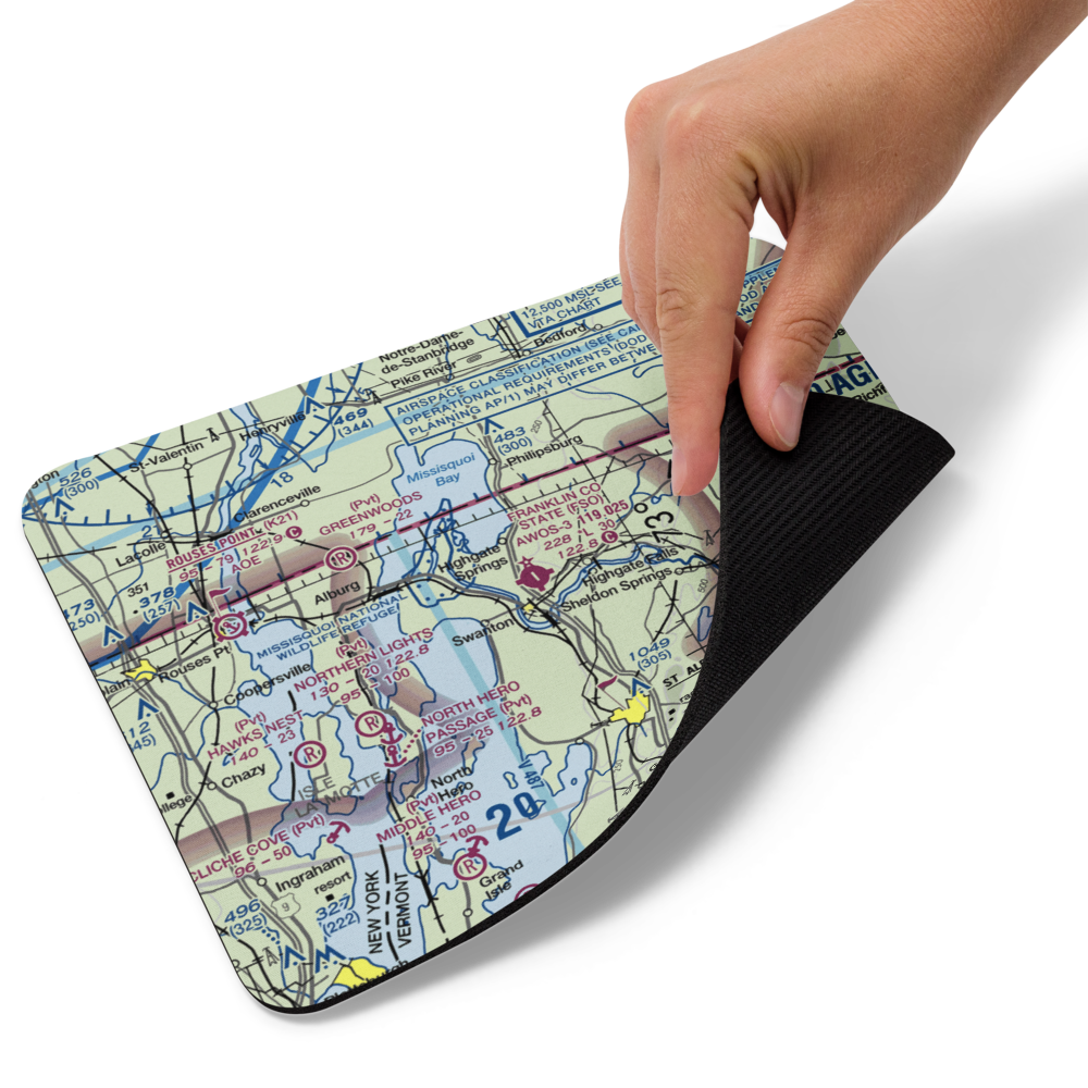 Franklin County State Airport (FSO) VFR Sectional Mouse Pad 