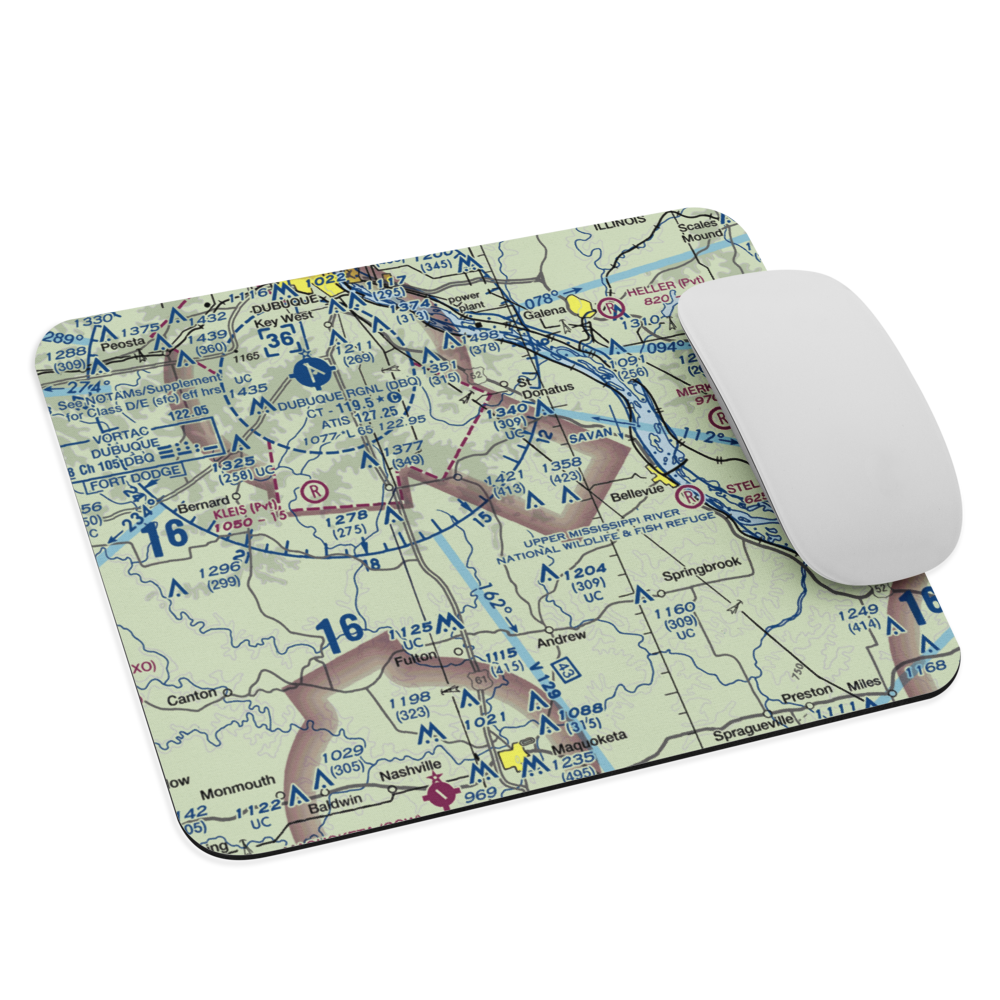 Freedom Field (IA68) VFR Sectional Mouse Pad 