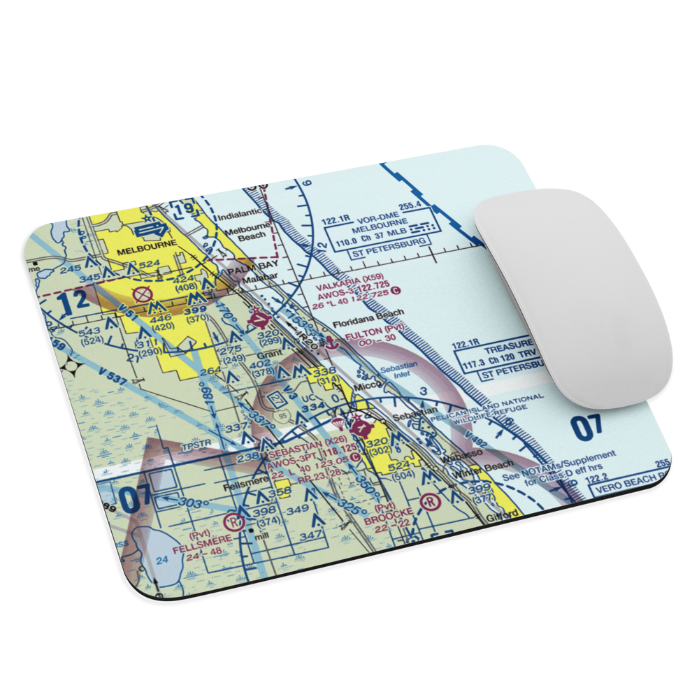 Fulton Seaplane Base (0FD6) VFR Sectional Mouse Pad 