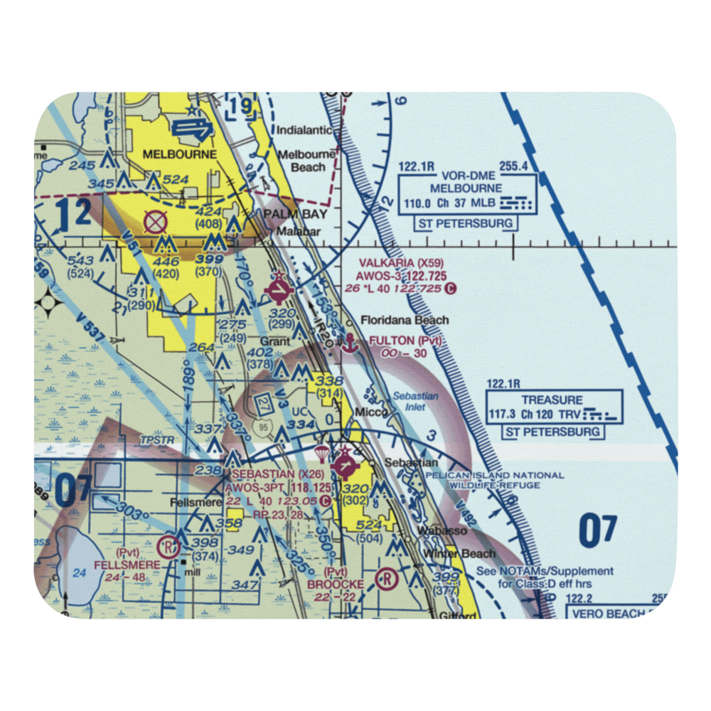 Fulton Seaplane Base (0FD6) VFR Sectional Mouse Pad 