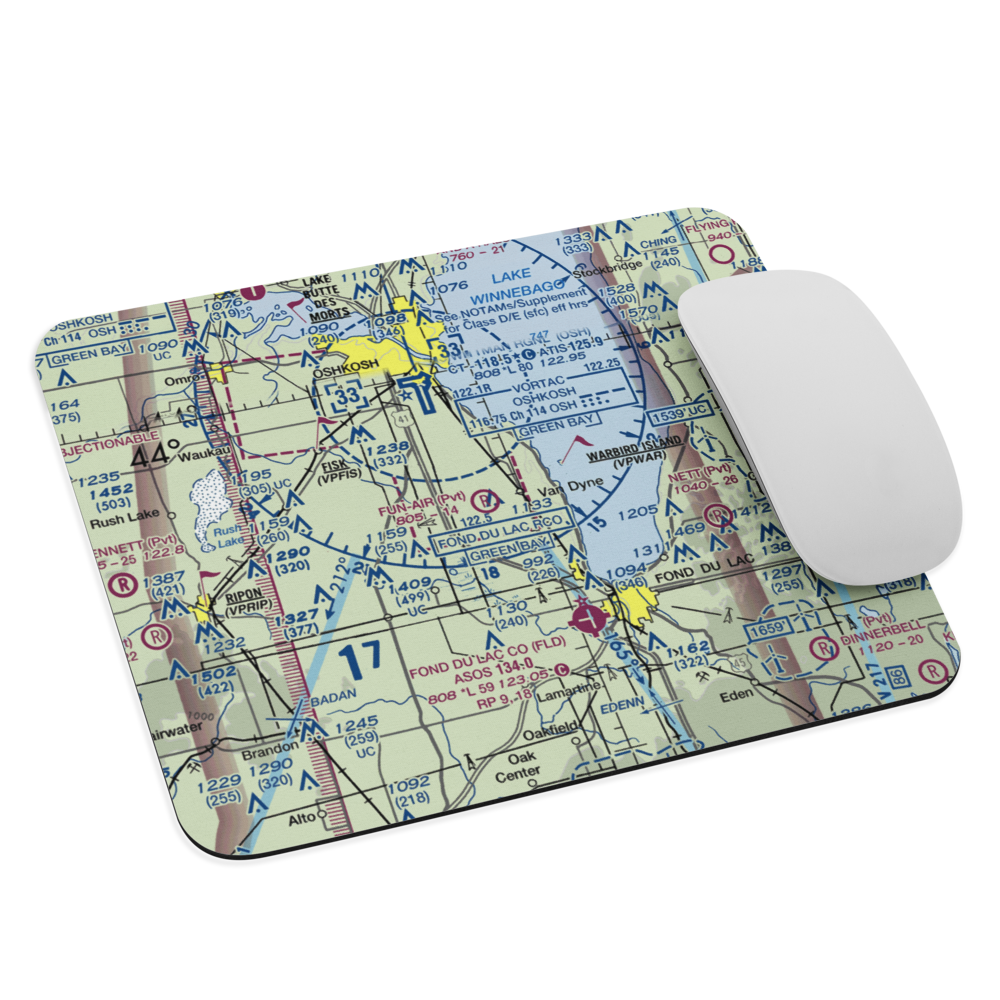 Fun-Air Airport (WI46) VFR Sectional Mouse Pad 