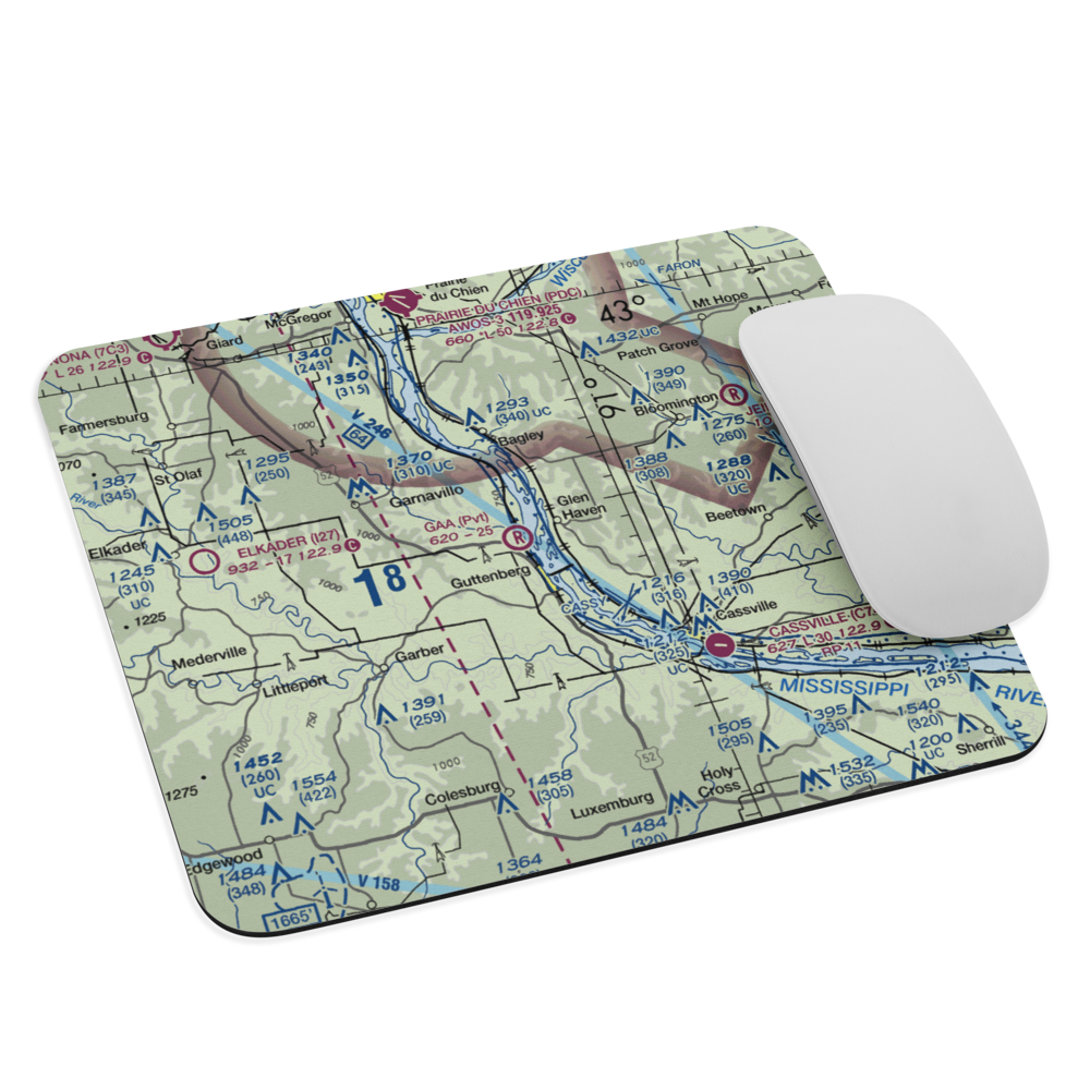 Gaa Private Airport (IA23) VFR Sectional Mouse Pad 