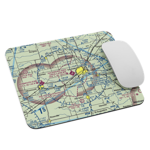 Galesburg Municipal Airport (GBG) VFR Sectional Mouse Pad