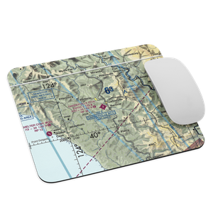 Garberville Airport (O16) VFR Sectional Mouse Pad