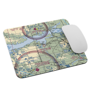 Garrison Dam Recreational Airpark (37N) VFR Sectional Mouse Pad