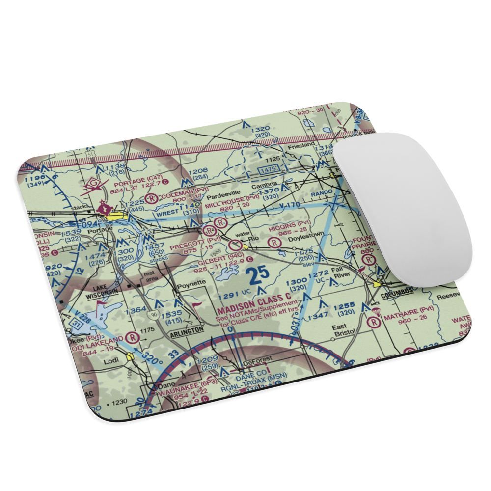 Gilbert Field (94C) VFR Sectional Mouse Pad 