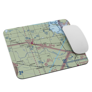 Gilbertson Field (0ND0) VFR Sectional Mouse Pad