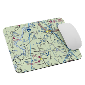 Glidwell Flying Service Airport (MS09) VFR Sectional Mouse Pad