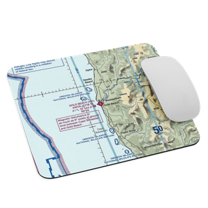 Gold Beach Municipal Airport (4S1) VFR Sectional Mouse Pad