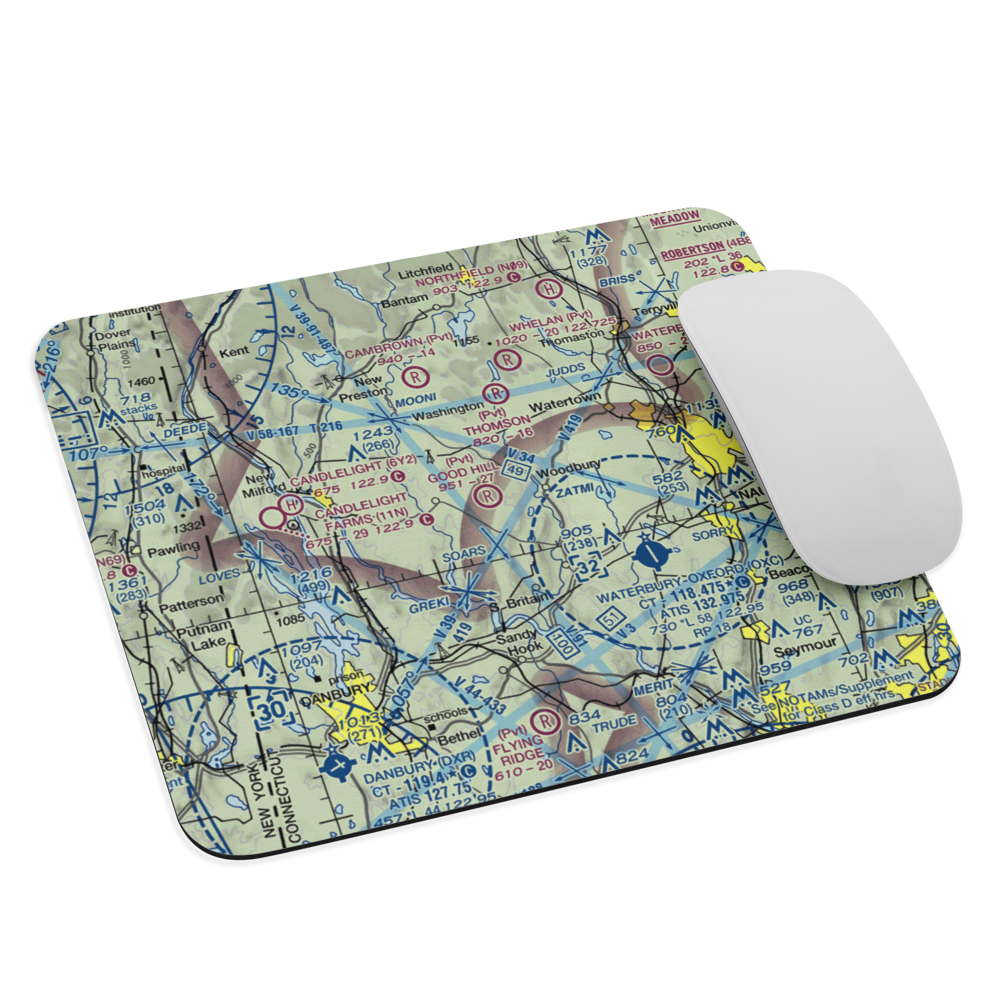 Good Hill Farm Airport (CT59) VFR Sectional Mouse Pad 