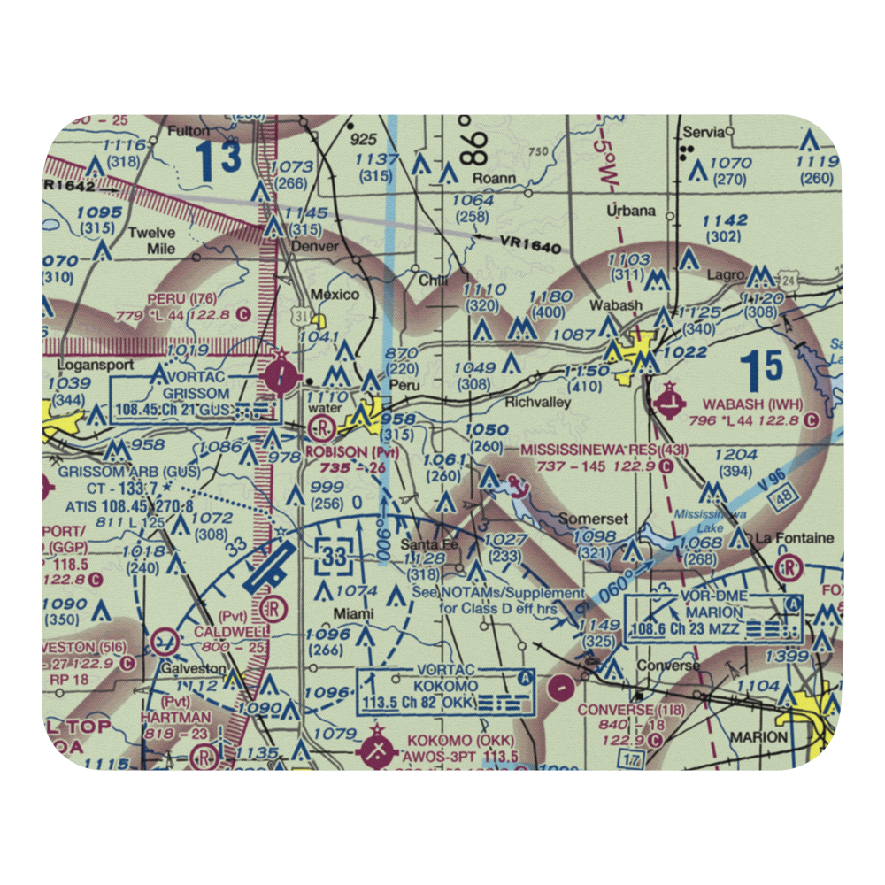 Goodenough Airport (83IN) VFR Sectional Mouse Pad 
