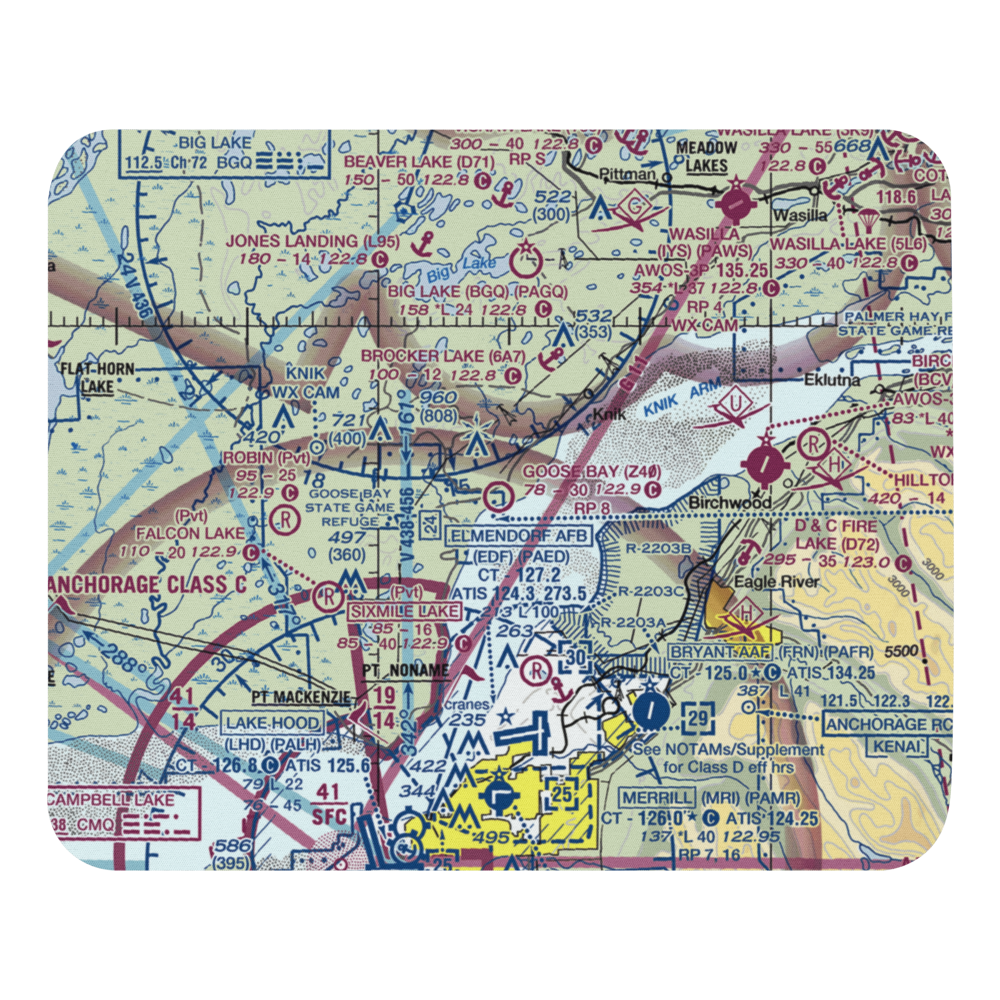 Goose Bay Airport (Z40) VFR Sectional Mouse Pad 