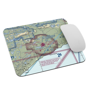 Grand Marais Cook County Airport (CKC) VFR Sectional Mouse Pad