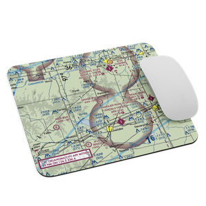 Grass Strip Airport (8OK6) VFR Sectional Mouse Pad